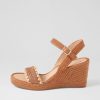 DJANGO & JULIETTE Prophet Tan Multi Sandals | Espadrilles