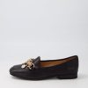 TOP END Mennat Black Leather Loafers | Loafers