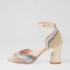 DJANGO & JULIETTE Kalino Metallic Multi Sandals | Heels