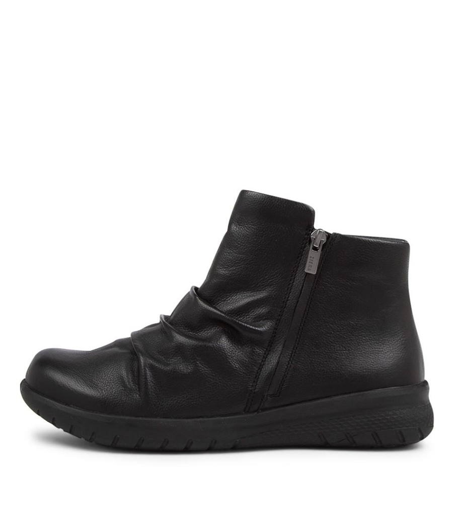 ZIERA Shayne Xf Black Leather | Boots