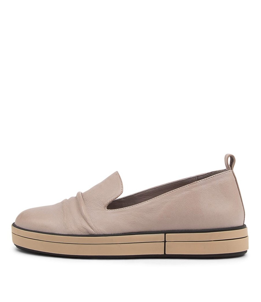 ZIERA Raider W Smoke Leather Flat Shoes | Loafers