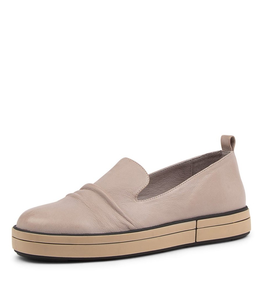 ZIERA Raider W Smoke Leather Flat Shoes | Loafers