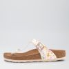 BIRKENSTOCK Gizeh Vegan Rose Multi Birkoflor Slides | Comfort