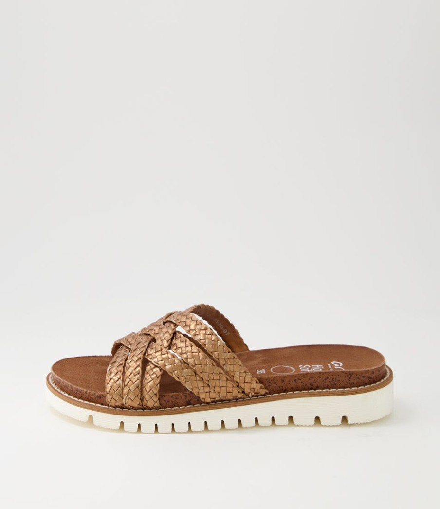 ARA Kent Sport S 20 Whiskey Tan Leather Sandals | Comfort