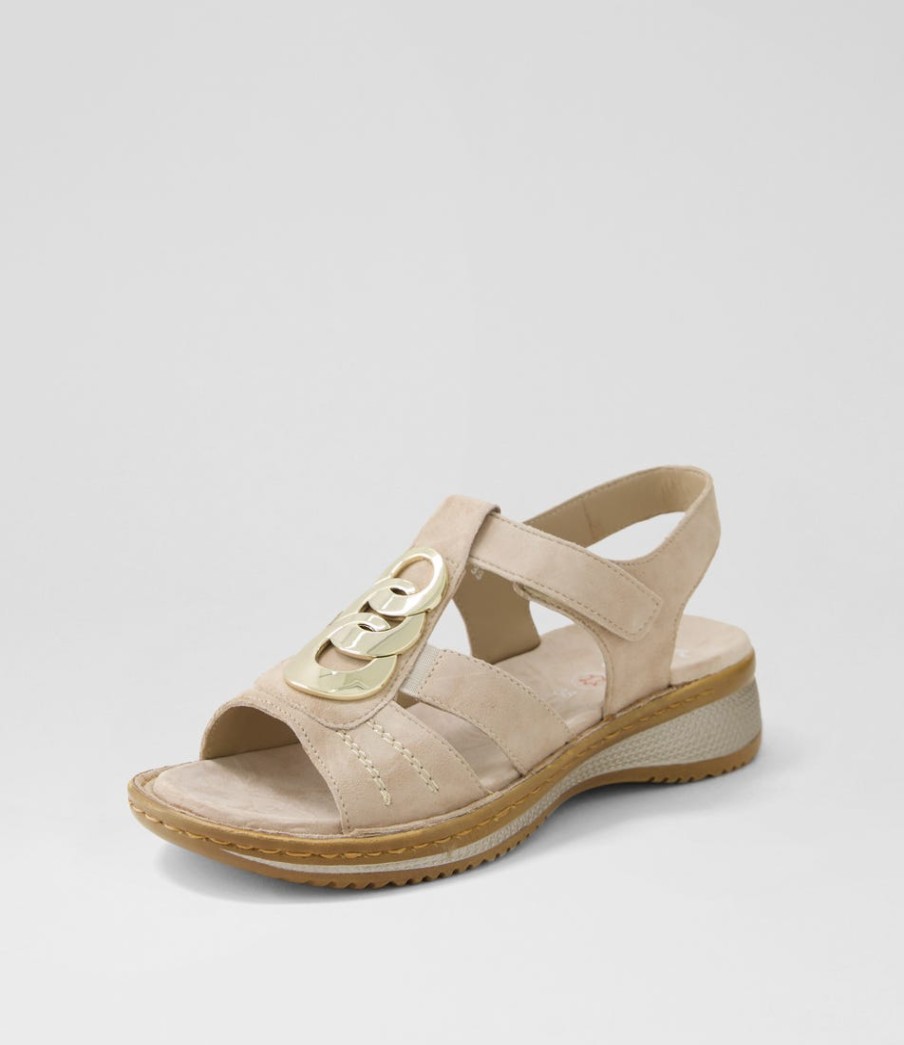 ARA Hawaii 11 Sand Suede Sandals | Comfort