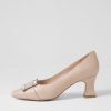 DJANGO & JULIETTE Pronda Nude Leather Heels | Heels