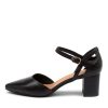 DIANA FERRARI Loctavia Black Leather | Heels