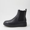 DJANGO & JULIETTE Yestin Black Leather Chelsea Boots | Boots