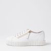 DJANGO & JULIETTE Osloe White Leather Sneakers | Sneakers