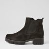 GABOR Gluck Schwarz Suede Chelsea Boots | Boots