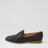 DJANGO & JULIETTE Ulani Black Leather Loafers | Loafers