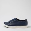 ZIERA Doha Xf Navy White Leather Sneakers | Sneakers