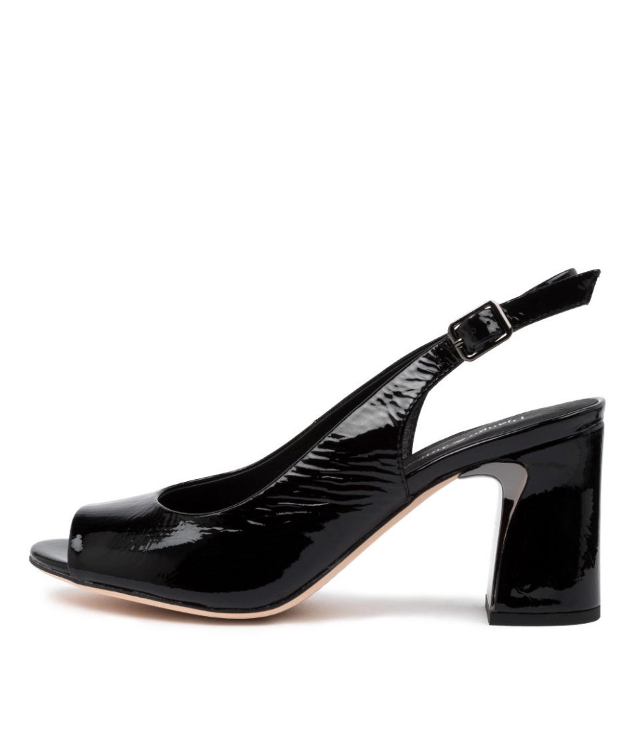 DJANGO & JULIETTE Kianna Blk Patent Leather | Heels