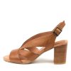 DJANGO & JULIETTE Simmie New Tan Leather | Heels