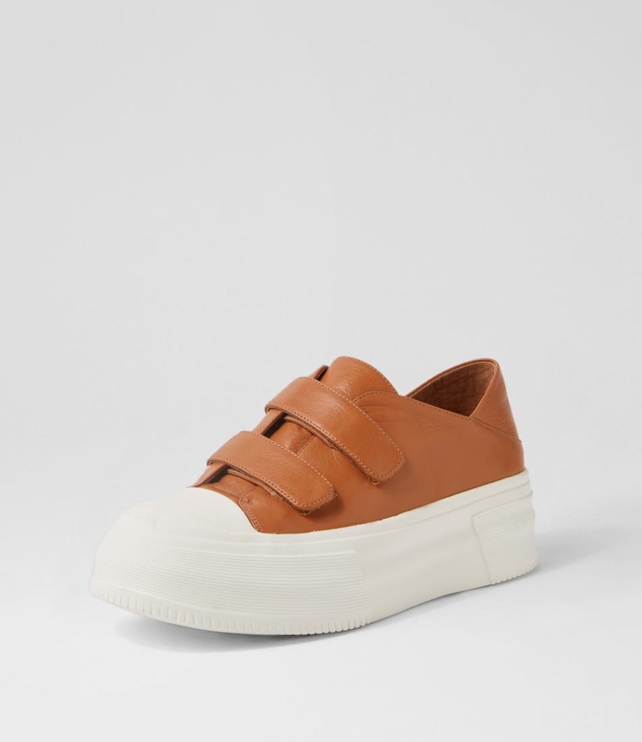 DJANGO & JULIETTE Alpin Scotch White Leather Stitch Sneakers | Sneakers