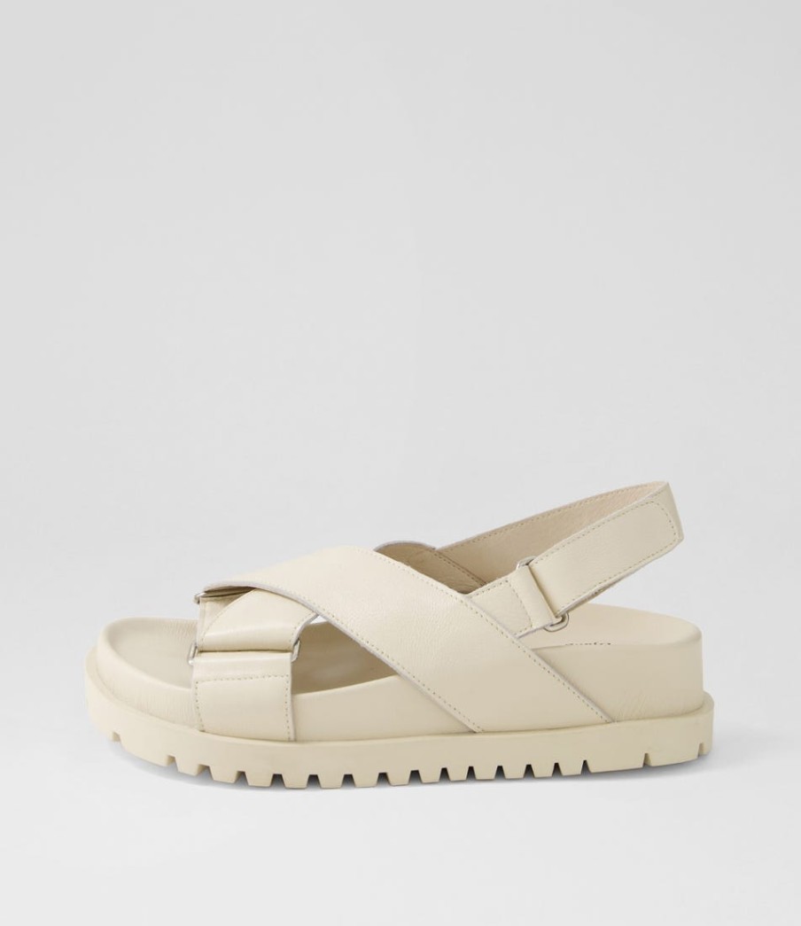 DJANGO & JULIETTE Ubari Milk Leather Sandals | Sandals