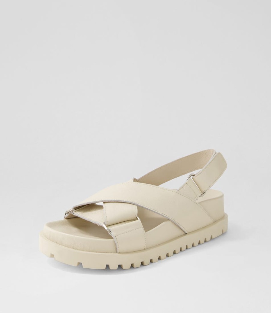 DJANGO & JULIETTE Ubari Milk Leather Sandals | Sandals