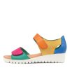 DJANGO & JULIETTE Monte Bright Multi Sandals | Wedges