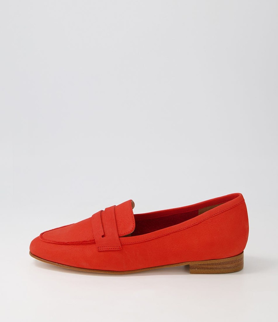 EOS Coco Aperol Leather Loafers | Loafers