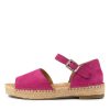 ZIERA Kaylie W Fuchsia Suede | Espadrilles