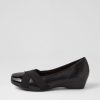 SUPERSOFT Randford Black Patent Leather Heels | Comfort