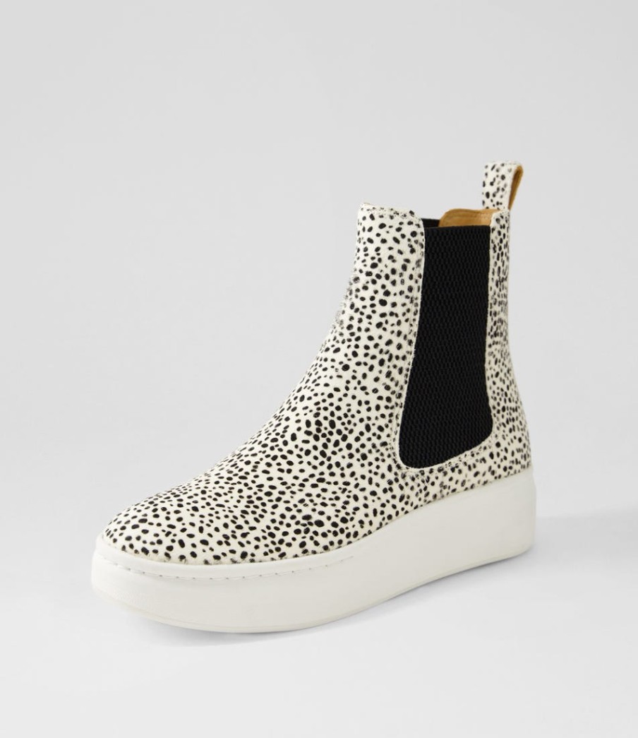 ROLLIE Chelsea City Snow Leopard Pony Chelsea Boots | Boots