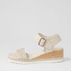 DJANGO & JULIETTE Imari Nougat Weave Leather Espadrilles | Espadrilles