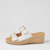 ZIERA Kamera Xw White Leather Espadrilles | Espadrilles