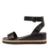 DJANGO & JULIETTE Irish Dj Black Leather | Espadrilles