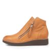 TOP END Ohmy Dark Tan Leather Wedge Boots Cs | Boots