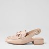 DJANGO & JULIETTE Vaborys Nude Leather Heels | Flats