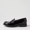 DJANGO & JULIETTE Messina Black Patent Leather Loafers | Loafers