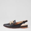 TOP END Favilla Black Leather Loafers | Loafers