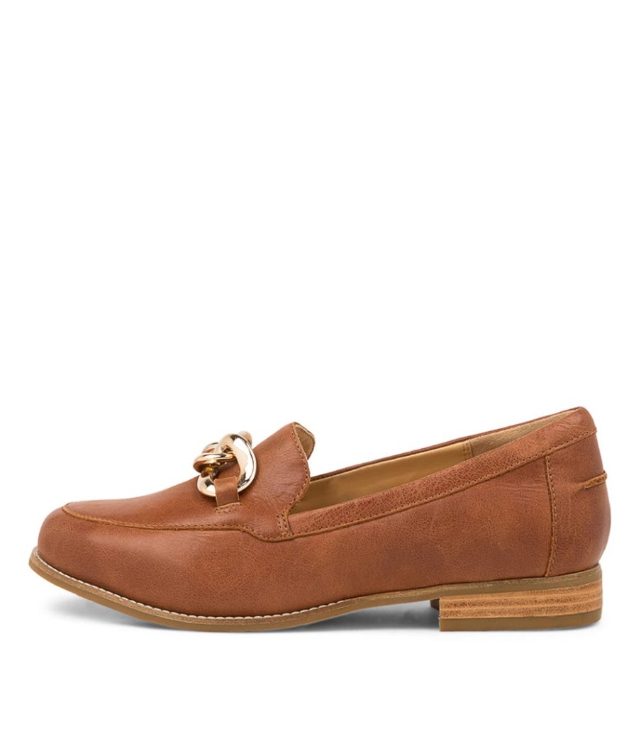 ZIERA Tamya Xf Cognac Leather Loafers | Loafers