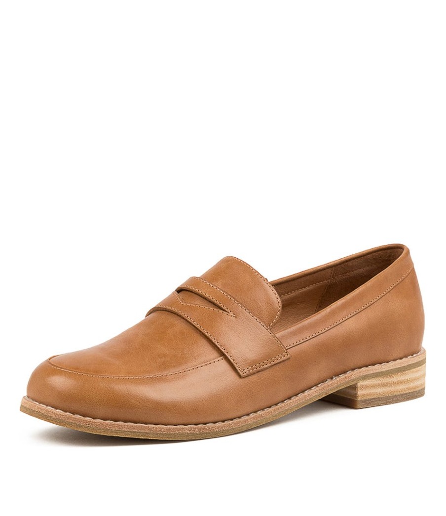 DJANGO & JULIETTE Avetta Tan Leather | Loafers