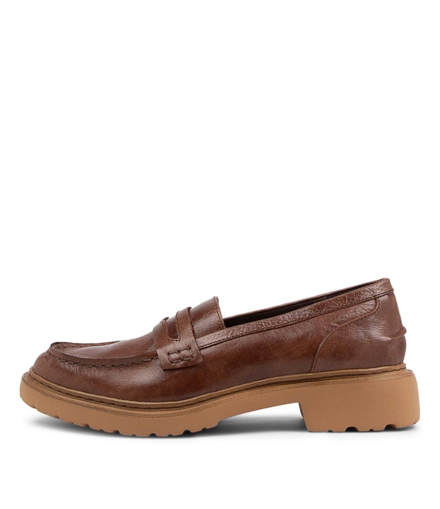 DJANGO & JULIETTE Benicio Nutmeg Leather Loafers | Loafers