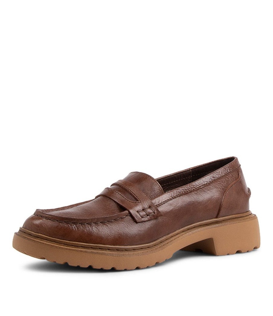 DJANGO & JULIETTE Benicio Nutmeg Leather Loafers | Loafers