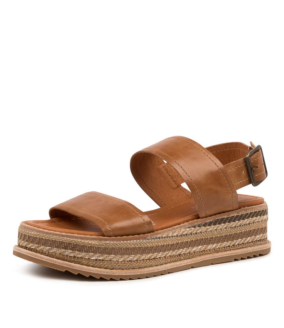 DJANGO & JULIETTE Vijay Tan Leather | Espadrilles