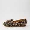 ZIERA Charter Xf Tan Dot Leopard Choc Multi Flat Shoes | Loafers