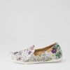 ZIERA Liana W White Fields Leather Loafers | Loafers