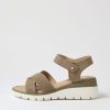 ARA Rimini 32 Pistachio Leather Sandals | Comfort