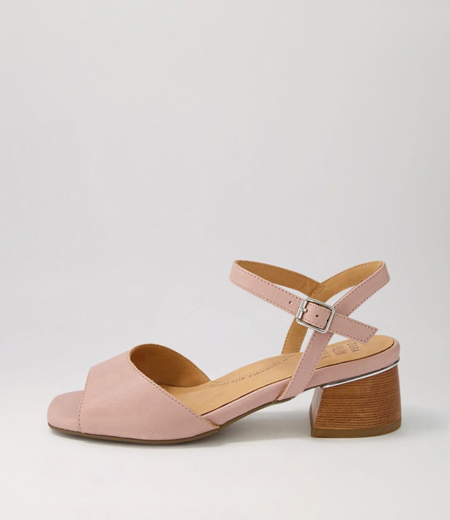 ZIERA Cabo W Cafe Leather Sandals | Heels