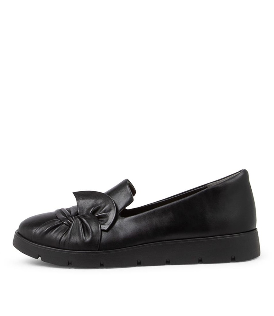 ZIERA Miless W Black Leather | Loafers