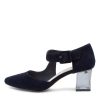 DJANGO & JULIETTE Happie Dj Navy Suede | Heels