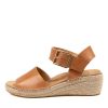 ZIERA Kraig Xw Tan Leather | Espadrilles