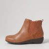 ZIERA Shanghai Xf Tan Choc Leather Chelsea Boots | Boots