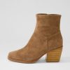 TOP END Raxel Light Choc Suede Ankle Boots | Boots