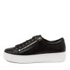 DJANGO & JULIETTE Laila Black Leather | Sneakers