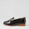 ZIERA Tucci Xf Black Wrinkle Patent Loafers | Loafers