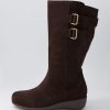 ZIERA Sawyer Xf Choc Tumble Nubuck Knee High Boots | Boots